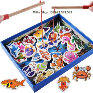 Đồ chơi câu cá gỗ 32 chi tiết