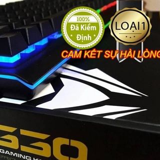 BÀN PHÍM GIẢ CƠ LED 7 MÀU-BOSSTON K330 CÓ GIÁ ĐỠ ĐT