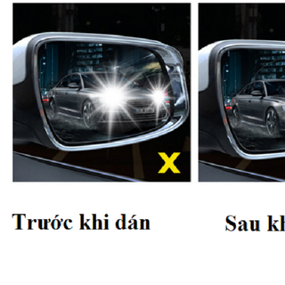 Bộ 2 miếng dán chống đọng nước xe hơi hình tròn