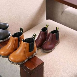 BOOT DA TRƠN VINTAGE Hàng sẵn