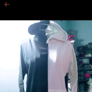 Hoodie nỉ lệch tà