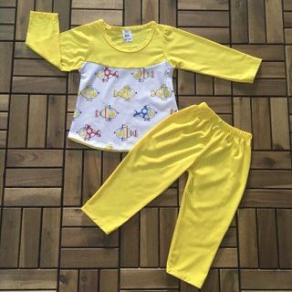 bộ bé gái tay dài S18