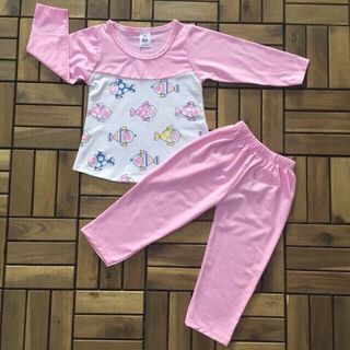 bộ bé gái tay dài S18