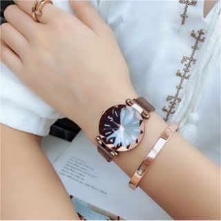 Đồng hồ dây nam châm mặt kính xịn