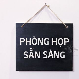 Bảng gỗ treo cửa phòng họp