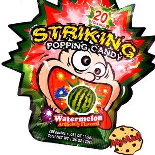 KẸO NỔ STRIKING POPPING CANDY GỒM 20 GÓI NHỎ BÊN TRONG