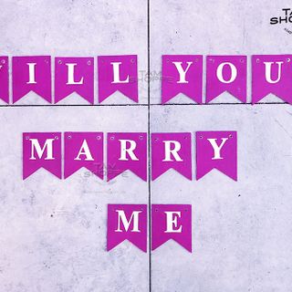 Chử gỗ Will you marry me