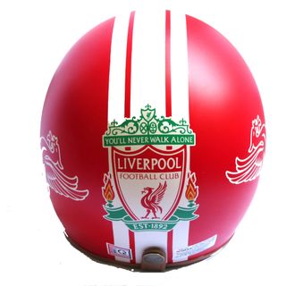 Mũ Bảo Hiểm 3/4 in logo MU Liverpool Barca Real