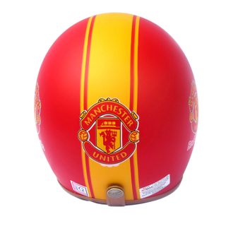 Mũ Bảo Hiểm 3/4 in logo MU Liverpool Barca Real