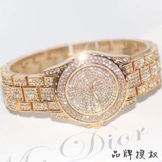 Đồng hồ vàng full mặt đá