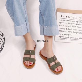 dép quai ngang đế êm