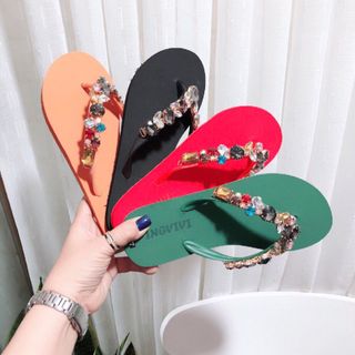 dép kẹp đính đá