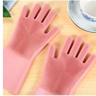 Găng Tay Rửa Chén Silicon loại tốt