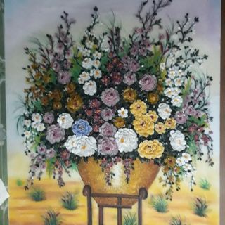 Tranh đá quý Lục yên phong cảnh