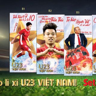Bao Lì Xì U23 Việt Nam giá sỉ