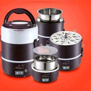 HỘP CƠM CẮM ĐIỆN INOX 3 TẦNG giá sỉ