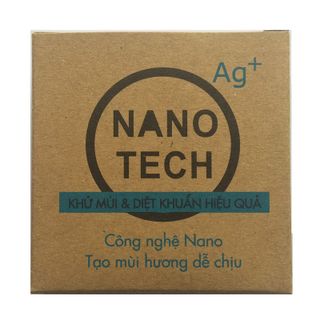 Viên nén khử mùi xe oto nhà cửa tủ giày Nanotech với ion nano Bạc