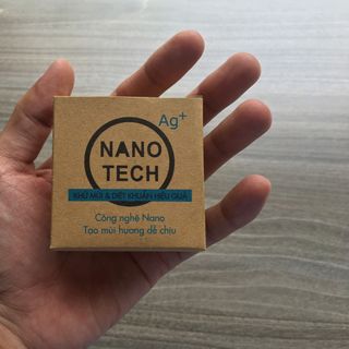 Viên nén khử mùi xe oto nhà cửa tủ giày Nanotech với ion nano Bạc