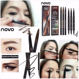 Chì kẻ mày ngang 2 đầu NoVoo Makeup Seduce