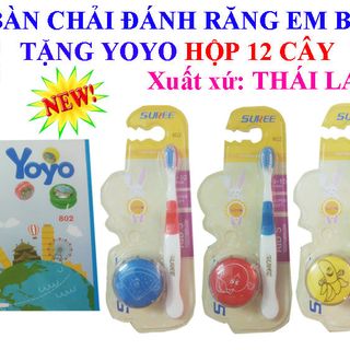 BÀN CHẢI ĐÁNH RĂNG EM BÉ SUREE TẶNG YOYO giá sỉ