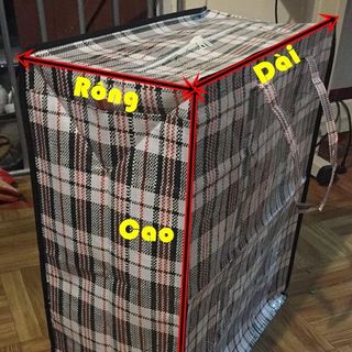 Túi bạt lớn size 70x75x30 - dai bền không thấm nước