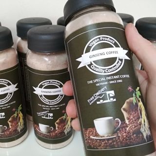 Cà phê sâm hòa tan thuần chay Vegan Instant Ginseng Coffee - cafe dược liệu tăng cường trí lực