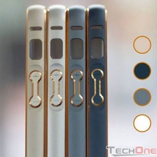 viền nhôm mỏng kẻ vàng iphone 4-6-6plus