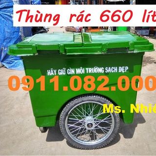 Bán thùng rác nhựa giá rẻ tại hậu giang- thùng rác 120 lít 240 lít giá tốt