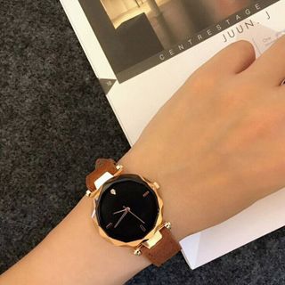 Đồng hồ nữ vành đai lượn