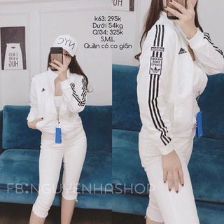 khoác dù nữ tay sọc thể thao