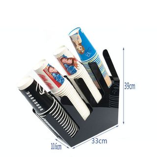 Kệ mika ngiêng đựng cốc trà sữa