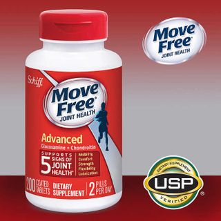 Thực phẩm hỗ trợ điều trị 5 triệu chứng ở xương và khớp - Move Free Joint Heath Advanced Glucosamine Chondroitin 200 Tablets