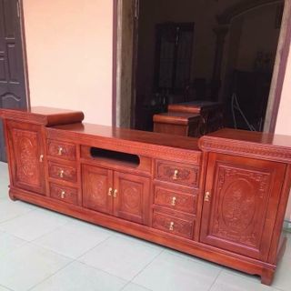 Kệ tivi gỗ xoan đào
