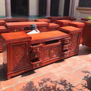 Kệ tivi gỗ xoan đào