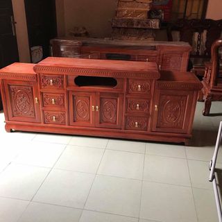 Kệ tivi gỗ xoan đào