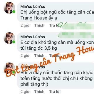 bột tăng cân Trang House