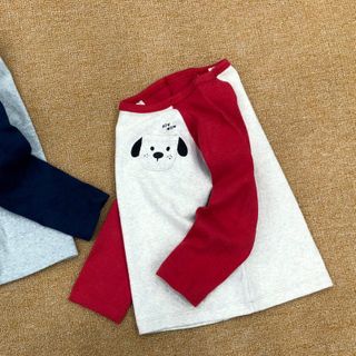 Áo nỉ gân tay dài bé trai