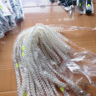 thắt lưng nịt da ngọc trai vây cá
