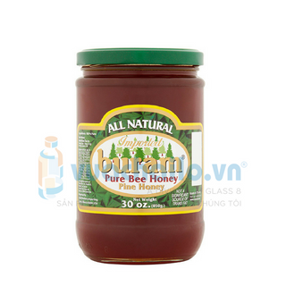 HŨ THỦY TINH DÁNG TRÒN 850ML