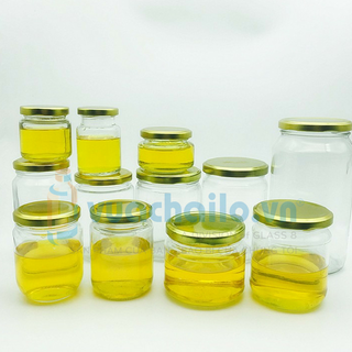 HŨ THỦY TINH DÁNG TRÒN 370ML