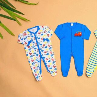 áo liền quần dành cho bé 0-9m