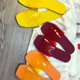 dép bản ngang phối Meka màu