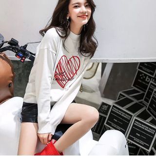 áo trái tim đỏ hot