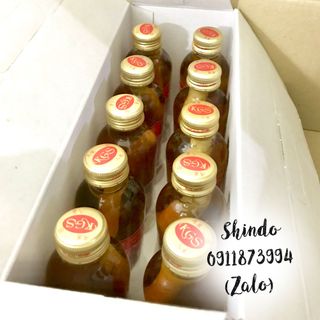 Nước hồng sâm có củ KGS/ Hộp 10 chai