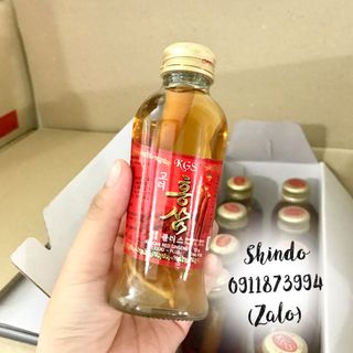 Nước hồng sâm có củ KGS/ Hộp 10 chai