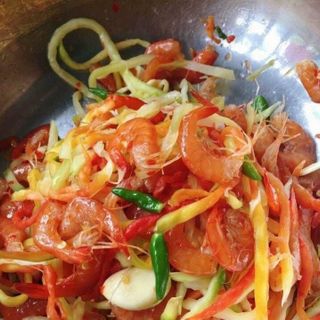 Mắm tôm chua đu đủ