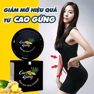 Cao gừng tan mỡ bụng