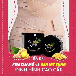 Cao gừng tan mỡ bụng
