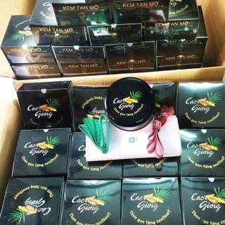Cao gừng tan mỡ bụng