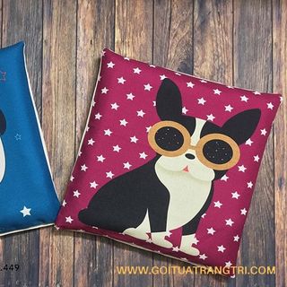 VỎ GỐI TỰA LƯNG AURA MẪU 12 45X45CM